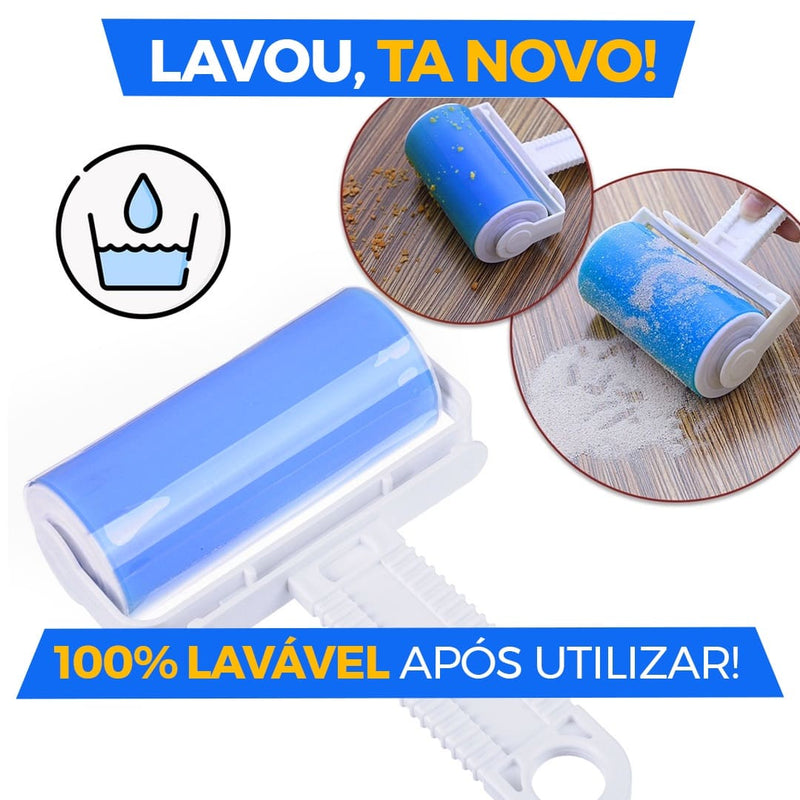 ROLL CLEANER® (Lavável e reutilizável) (Cola Adesiva ECR-3) - COMPRE 1 LEVE 2 - HSPX Magazine