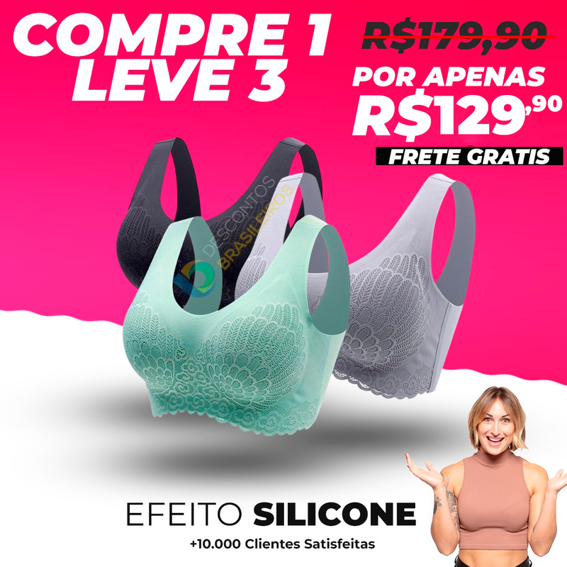 COMPRE 1 LEVE 3 - Sutiã Comfort Plus™ 5D - HSPX Magazine